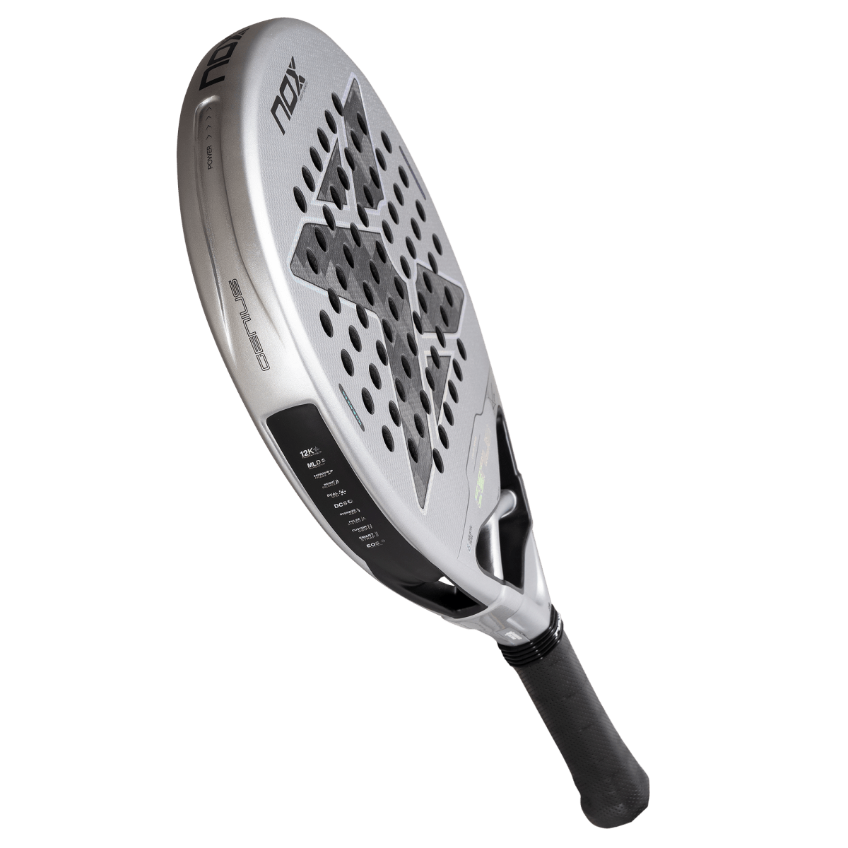 Nox AT10 Genius 12K Alum XTREM Padel Racket 2027, throat detail