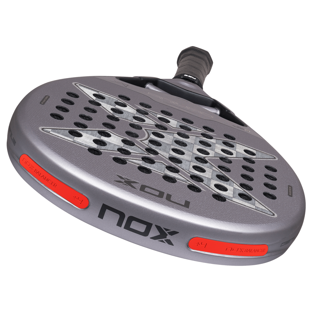 Nox AT10 Genius 18K Alum Padel Racket 2027, frame and head