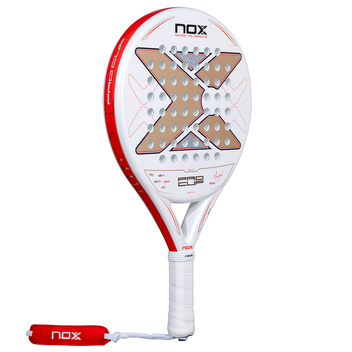Nox ML10 Pro Cup Coorp Padel Racket 2027, three-quarter view