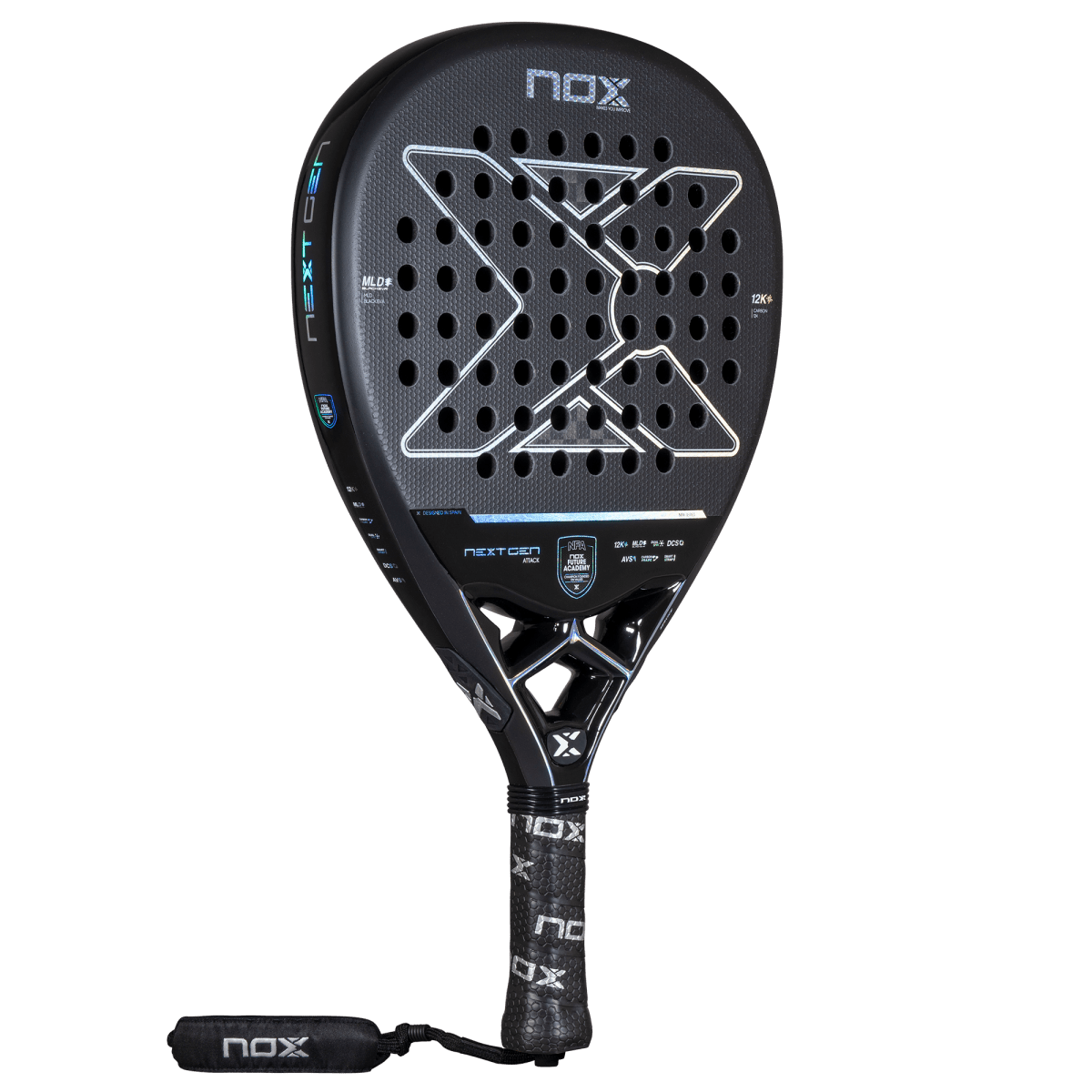 Nox Nextgen Pro Attack 12K Padel Racket, alternate view