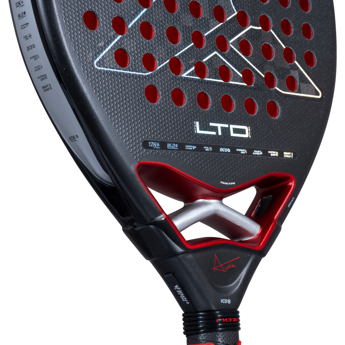 Nox AT10 Genius 12K XTREM Limited Edition Pack Padel Racket 2026 - handle detail