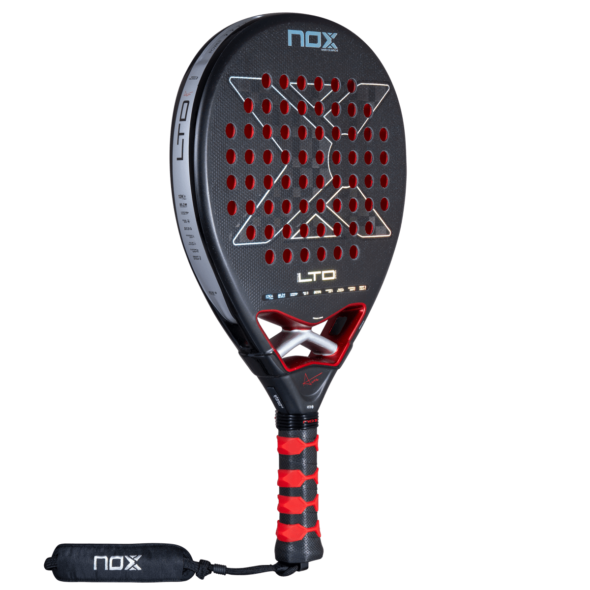 Nox AT10 Genius 12K XTREM Limited Edition Pack Padel Racket 2026 - reverse face
