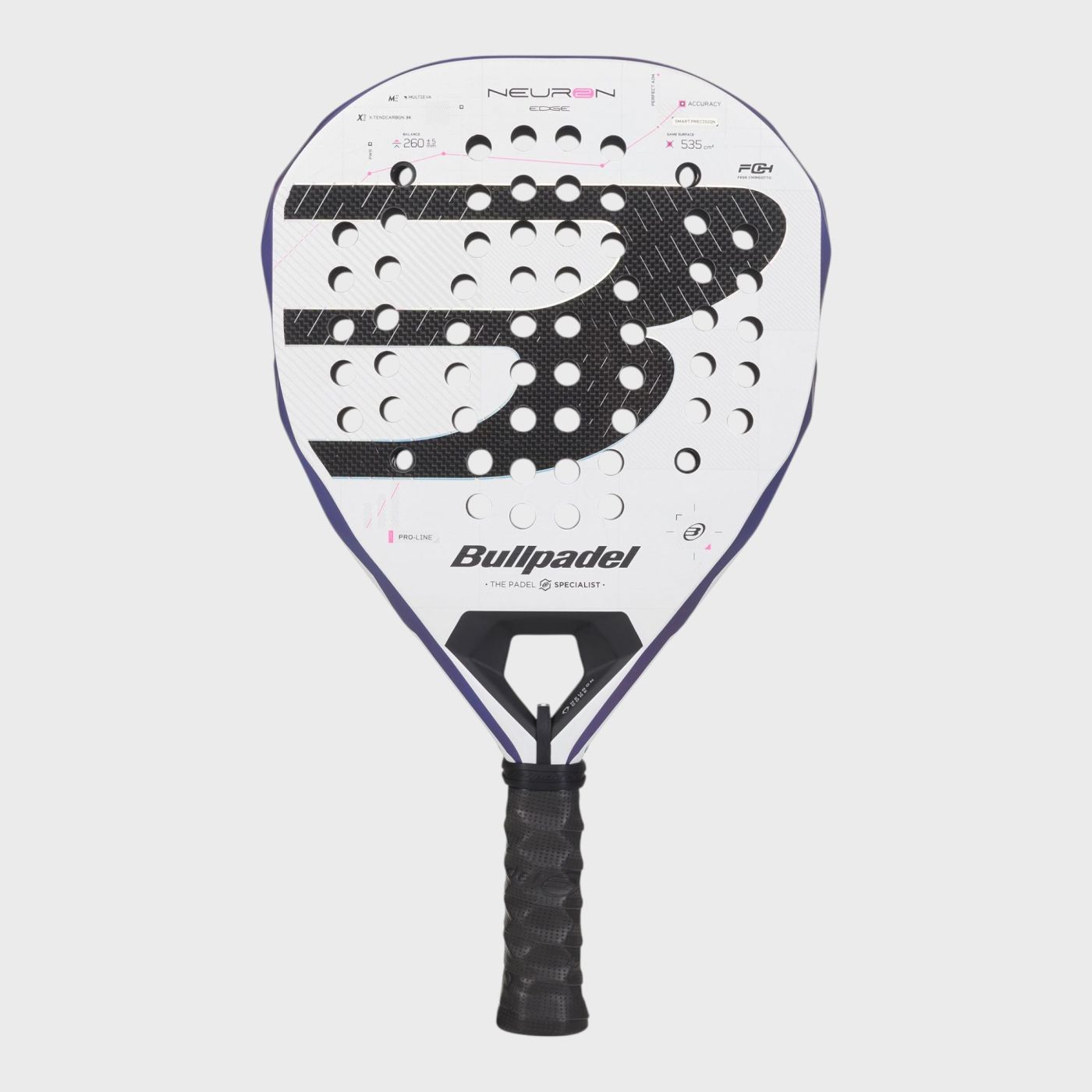 Bullpadel Neuron 02 Edge Padel Racket 27 - angle