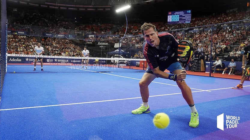run to the net in padel
