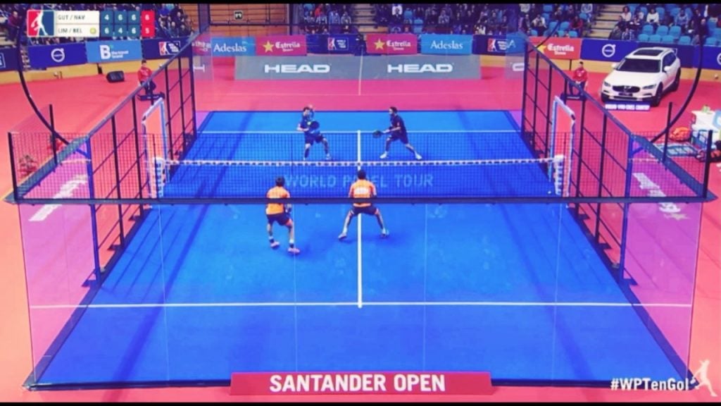 run to the net in padel