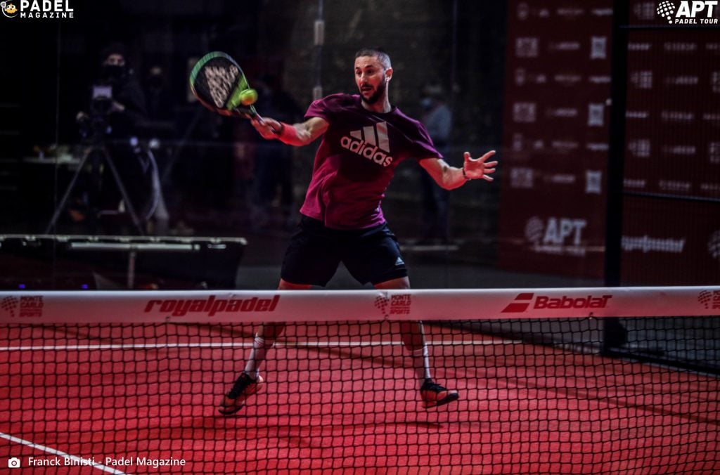 padel forehand volley