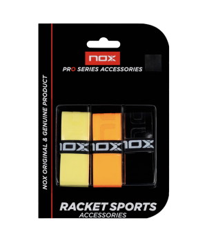 nox padel over grips multi coloured