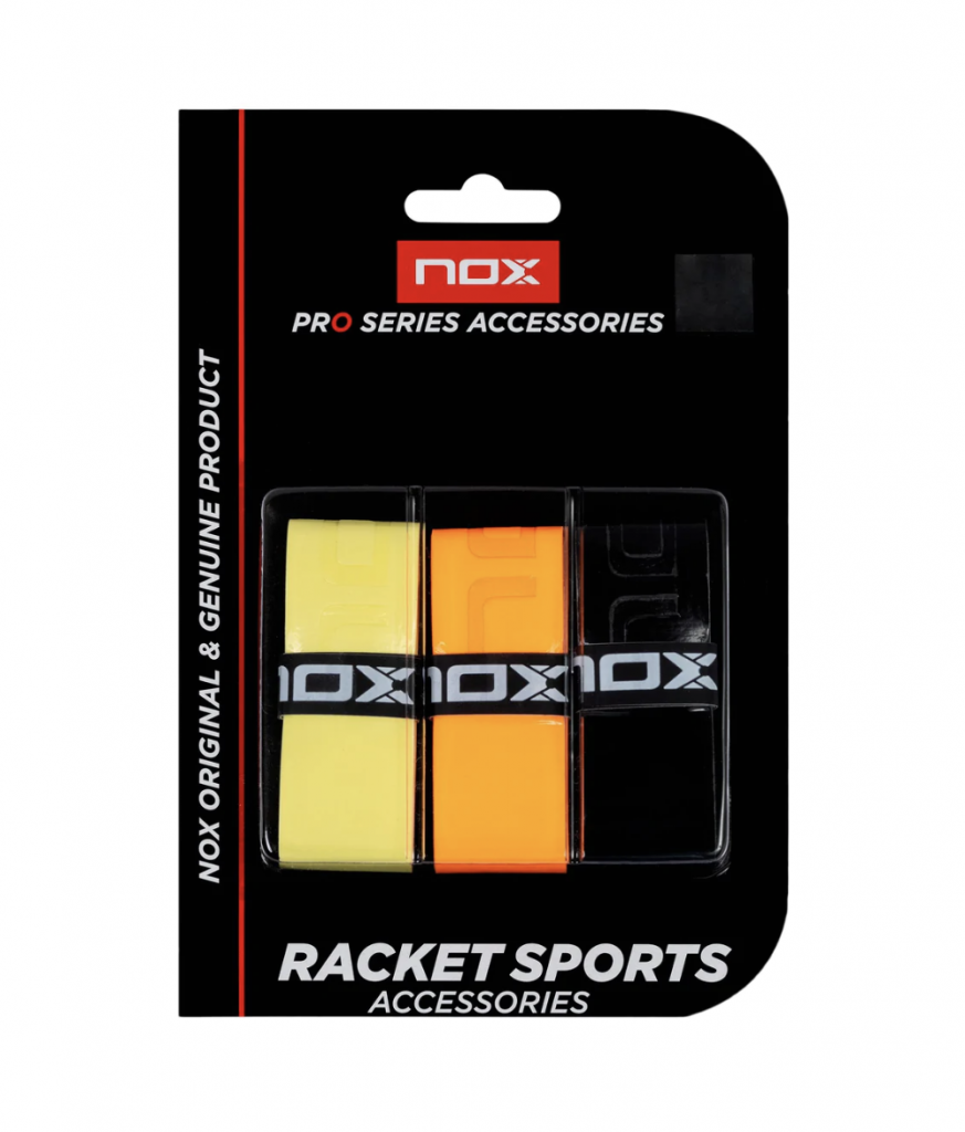 nox padel over grips multi coloured