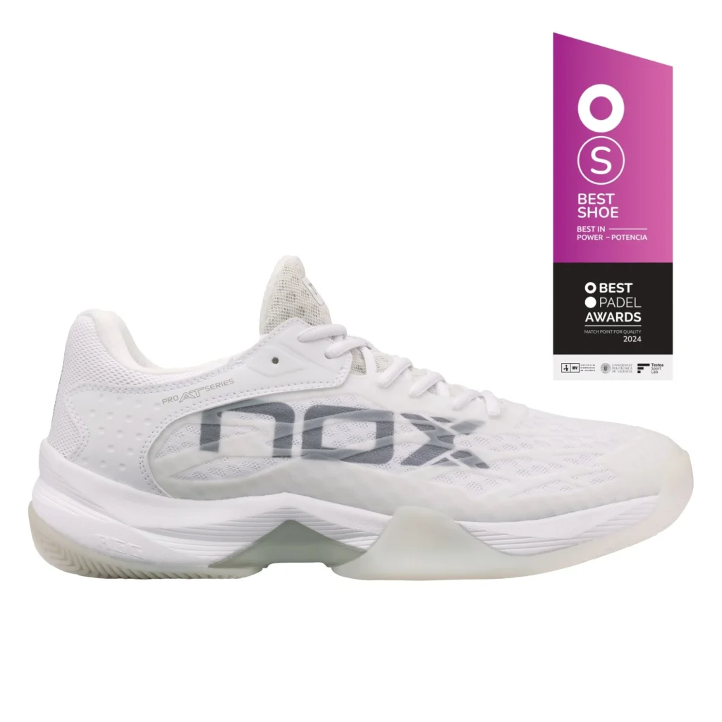 Nox Padel Shoes AT10 Lux White