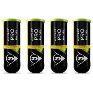 Dunlop Pro Padel Balls (Dozen)