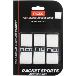 Nox Padel Perforated Over Grips (White)