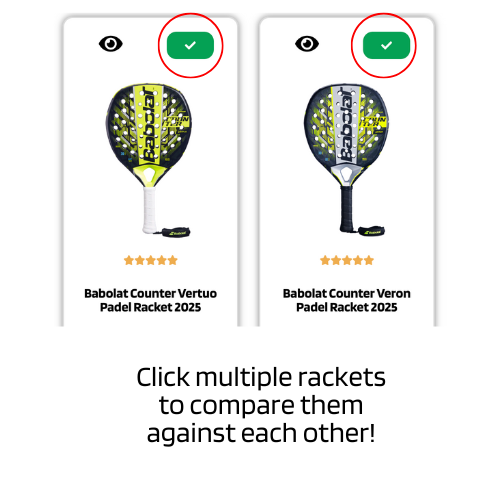 compare padel rackets.