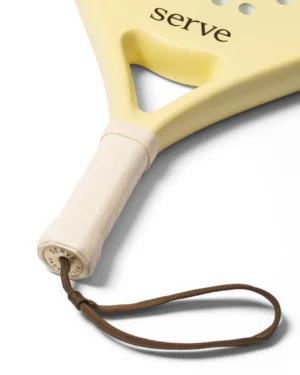 SERVE Pastel Yellow Padel Racket - Image 2