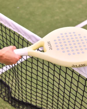 SERVE Pastel Yellow Padel Racket - Image 3