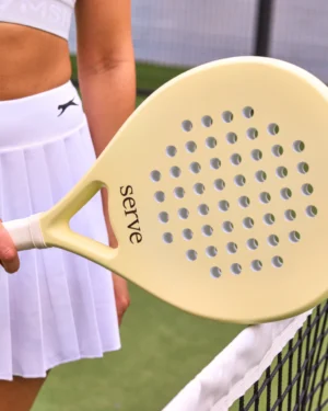 SERVE Pastel Yellow Padel Racket - Image 4