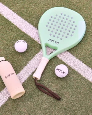 SERVE Pastel Green Padel Racket - Image 3