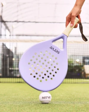 SERVE Pastel Purple Padel Racket - Image 4