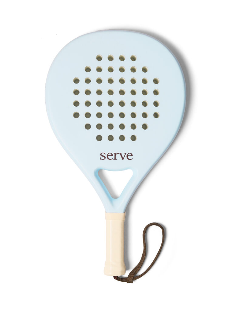 serve pastel blue padel racket