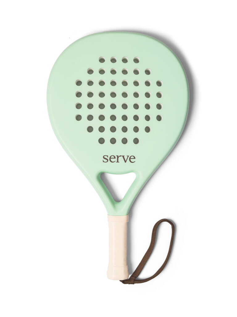 serve pastel green padel racket