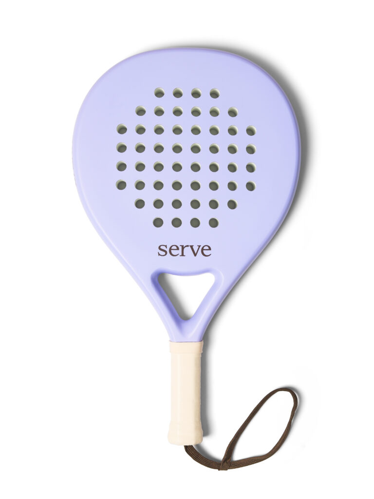 serve pastel purple padel racket