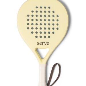serve pastel yellow padel racket