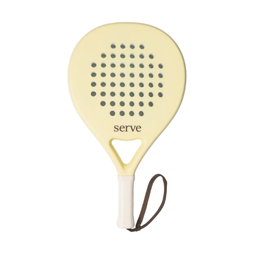 serve pastel yellow padel racket